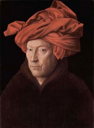 Jan Van Eyck - Man in a Red Turban