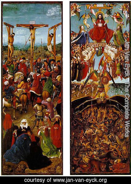 Jan Van Eyck - The Crucifixion, The Last Judgment