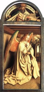 The Ghent Altarpiece Prophet Zacharias; Angel of the Annunciation