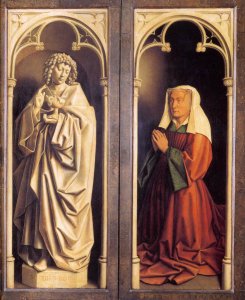 The Ghent Altarpiece St John the Evangelist and the Donor's Wife