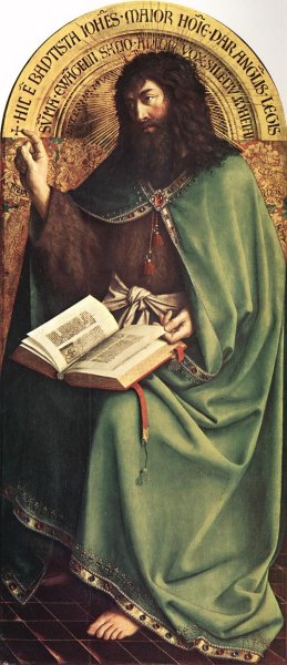 The Ghent Altarpiece- St John the Baptist 1425-29