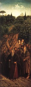 The Ghent Altarpiece- The Holy Hermits 1427-30