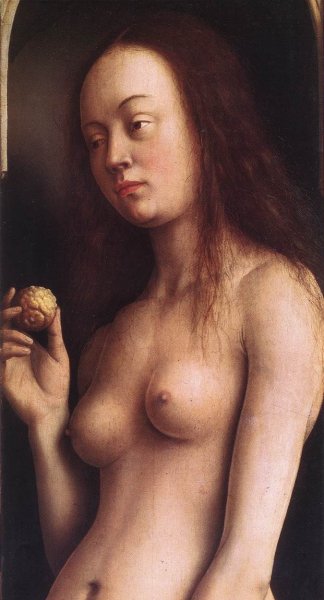 The Ghent Altarpiece- Eve (detail 2) 1425-29