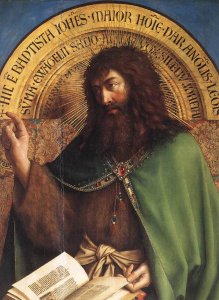 The Ghent Altarpiece- St John the Baptist (detail) 1425-29