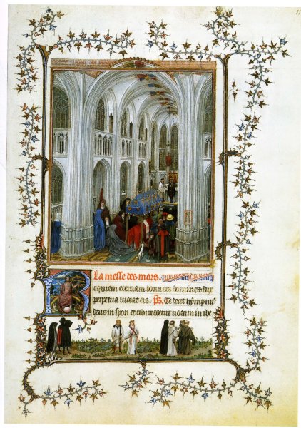 Miniature Turin-Milan Hours Burial Mass